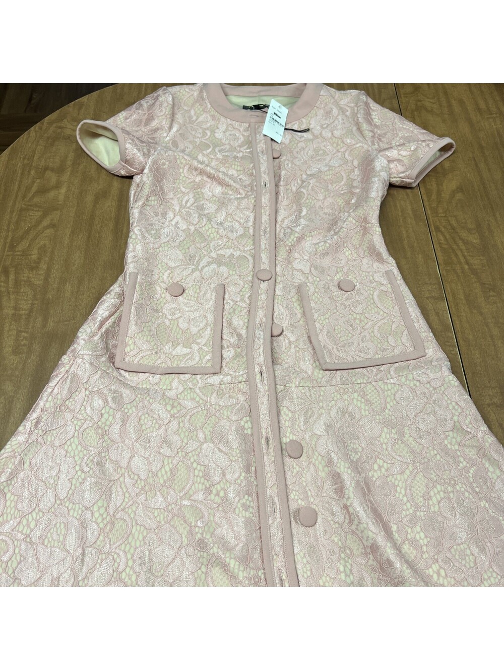 Alexia Admor Brecken Lace Dress Women's Pink Dress Size 8